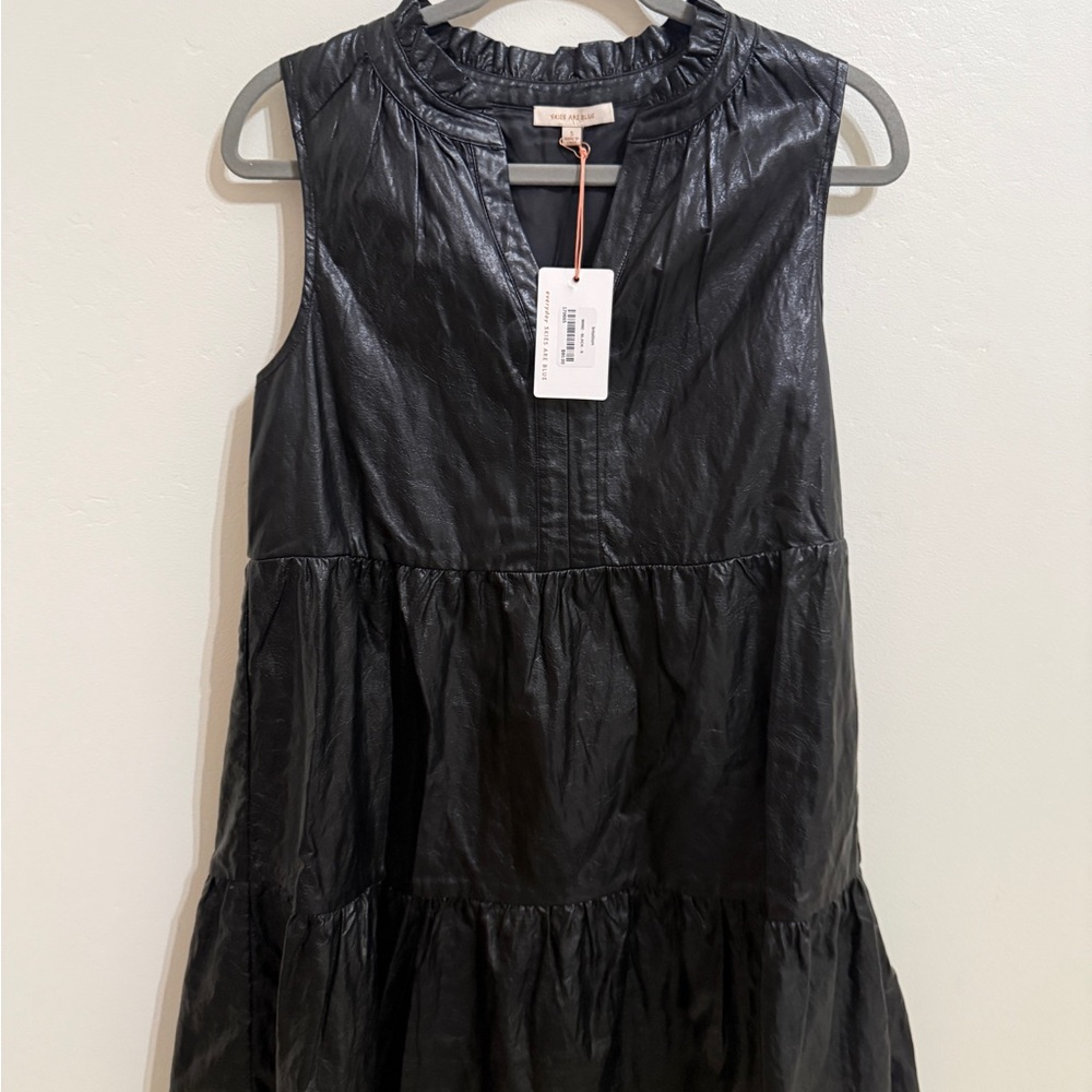 Skies Are Blue Black Intuition Dress